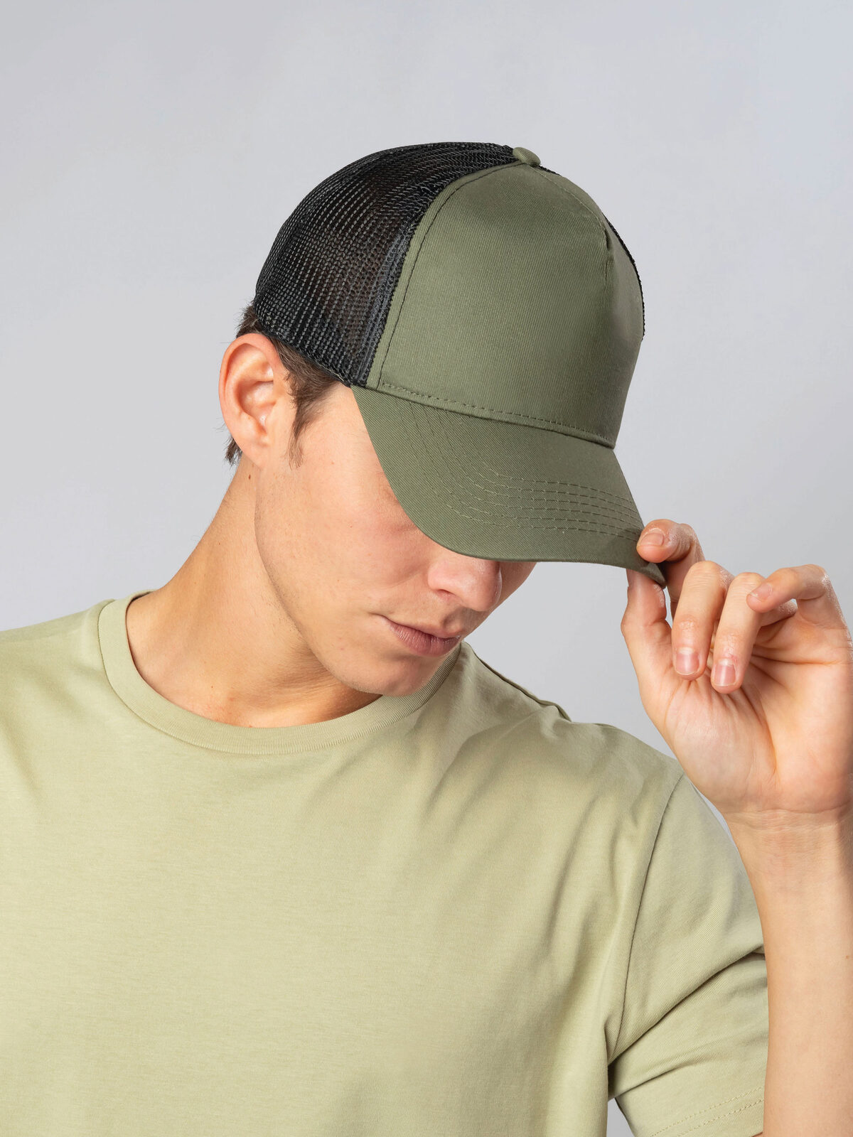 Bonnet en coton à mailles