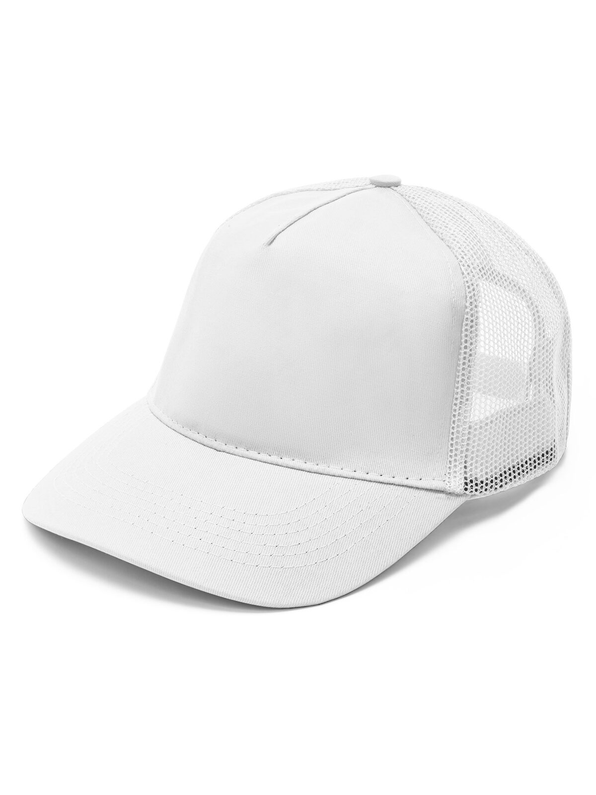Bonnet en coton à mailles - WH - Blanc
