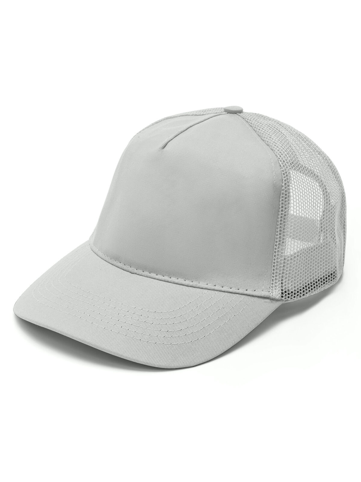 Bonnet en coton à mailles - LG - Gris clair