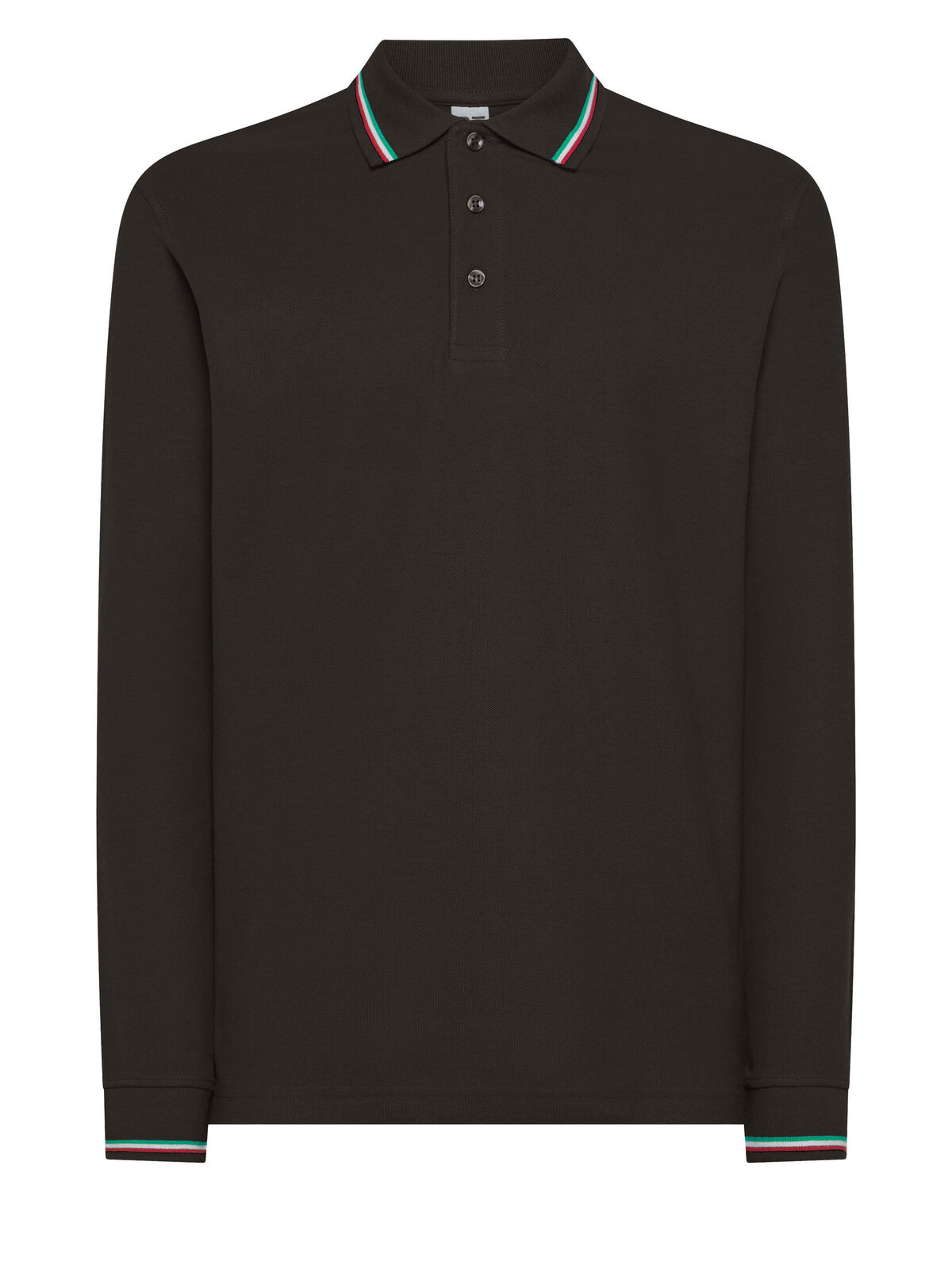 Polo Italie manches longues - BK - Noir
