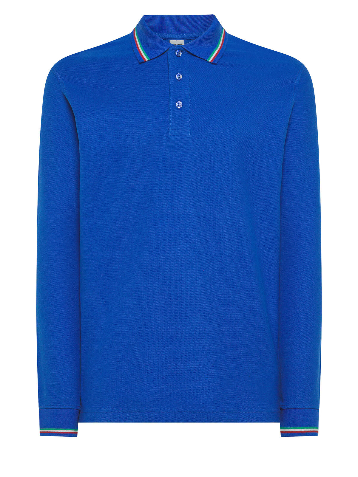 Polo Italie manches longues - RB - Bleu royal