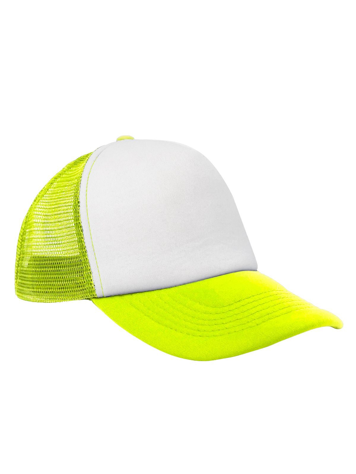 Bonnet en maille - YFWH - Jaune fluorescent