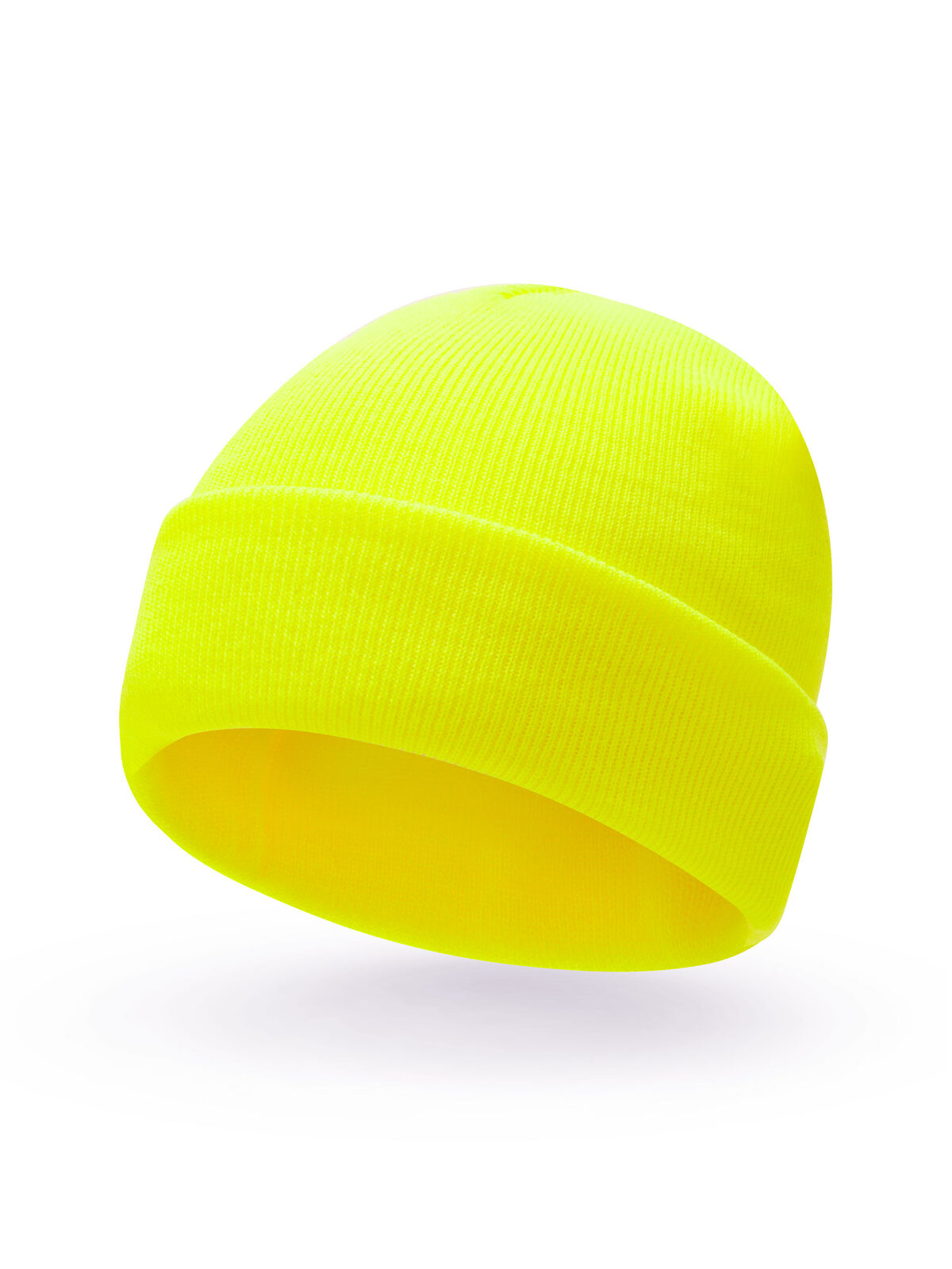 Bonnet tricoté promotionnel - YEFL - Fluo Jaune