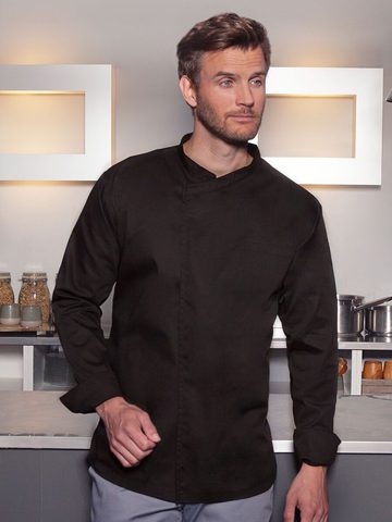 Chemise de chef à manches longues, pull basique