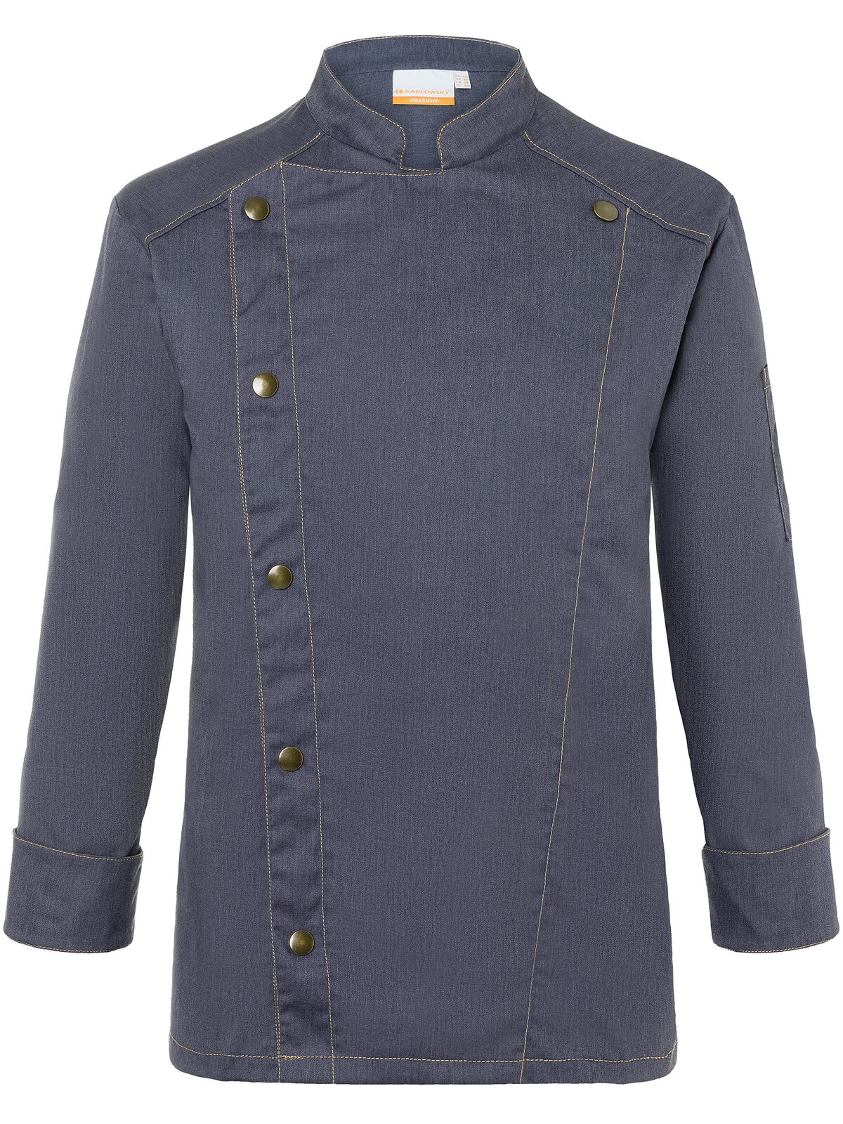 Veste de chef style jean - 16 - NOIR VINTAGE