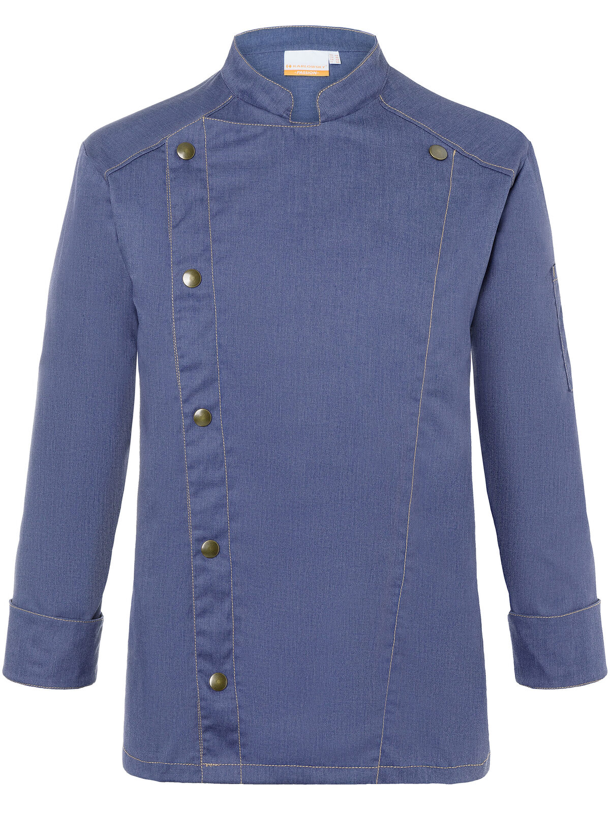Veste de chef style jean - 15 - BLEU VINTAGE