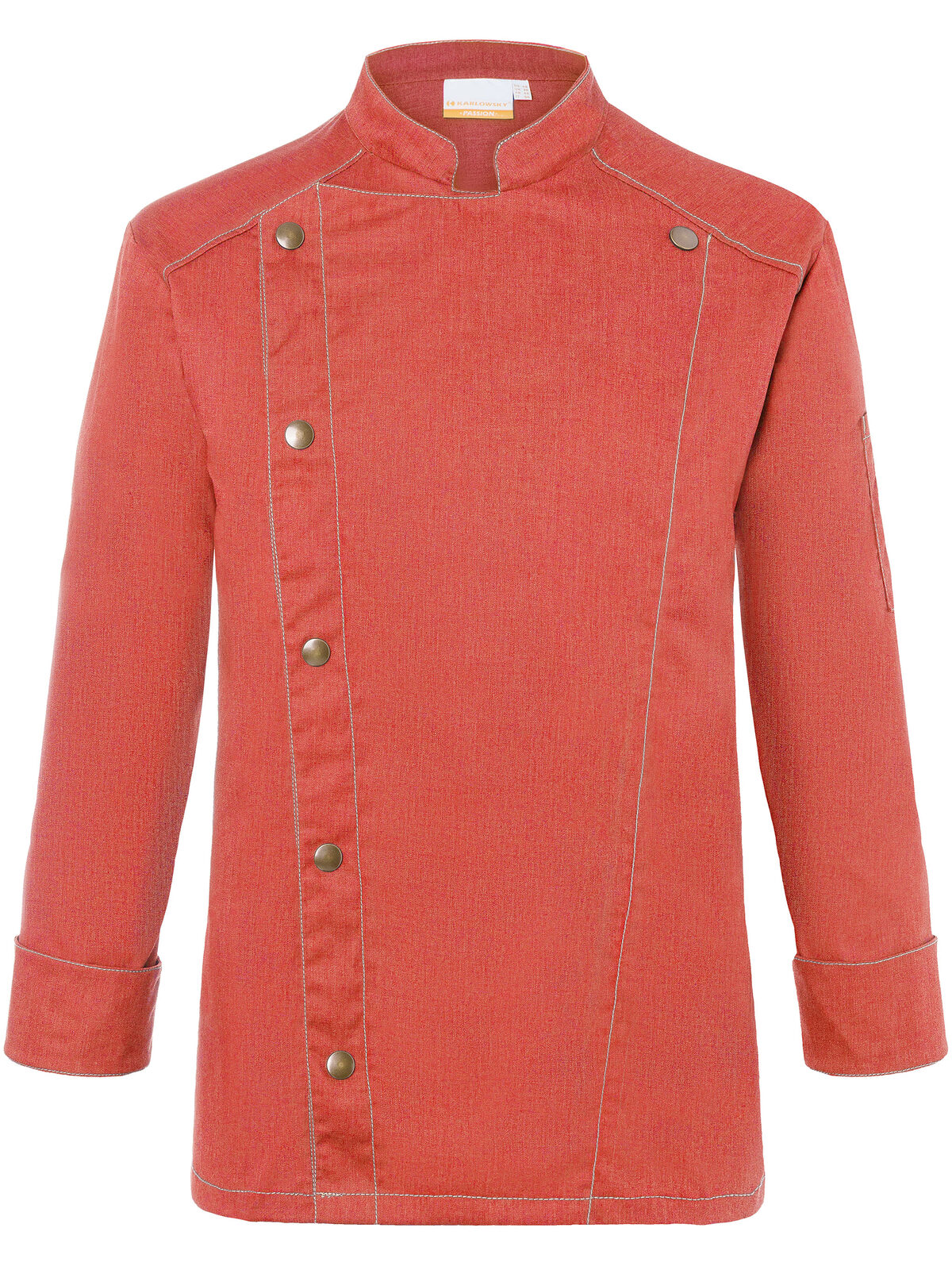 Veste de chef style jean - 82 - ROUGE VINTAGE