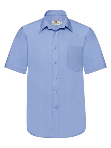 Chemise en popeline à manches courtes pour homme - 