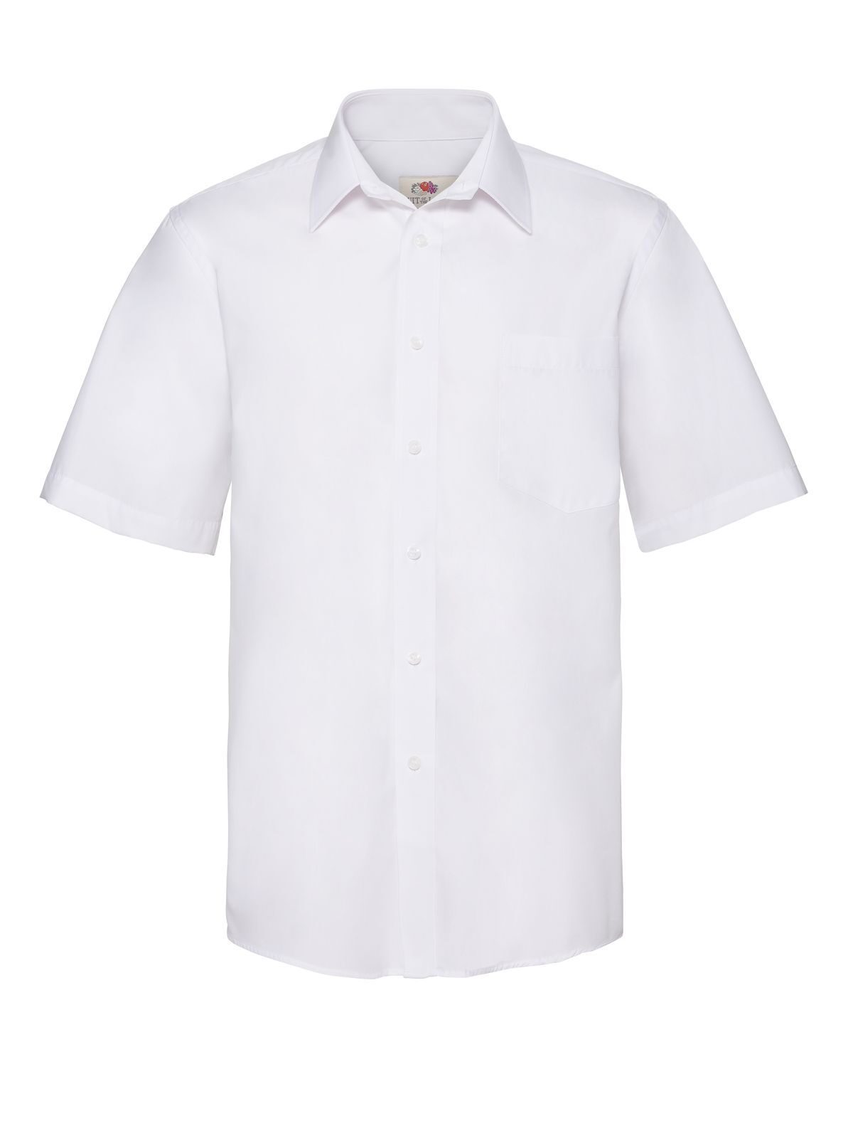 Chemise en popeline à manches courtes pour homme - 30 - Blanc
