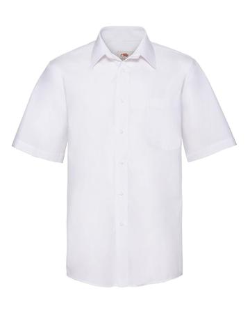 Chemise en popeline à manches courtes pour homme - 