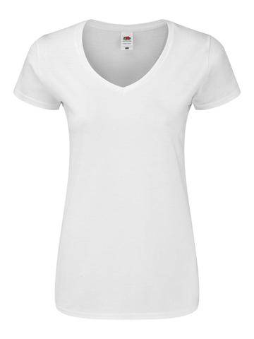 T-shirt iconique à col en V pour femme 150 - 
