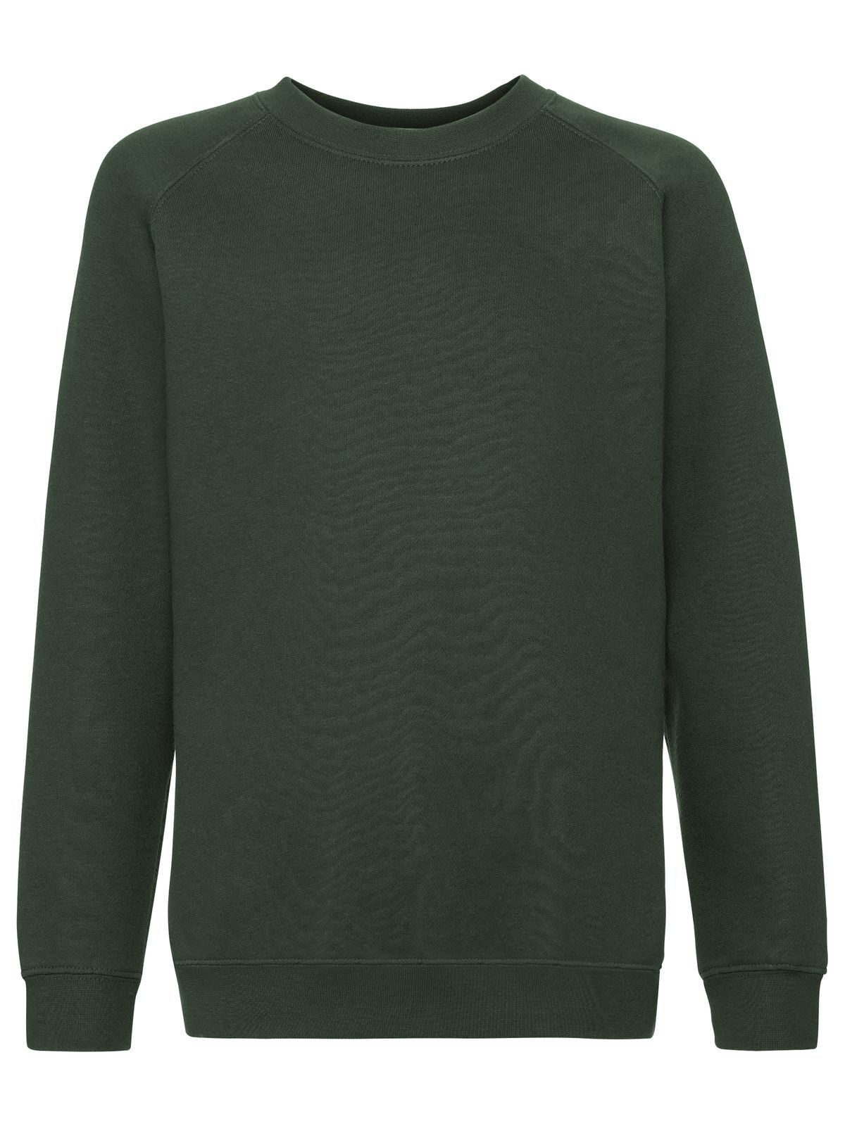 Sweat-shirt raglan premium pour enfants - 38 - Vert bouteille