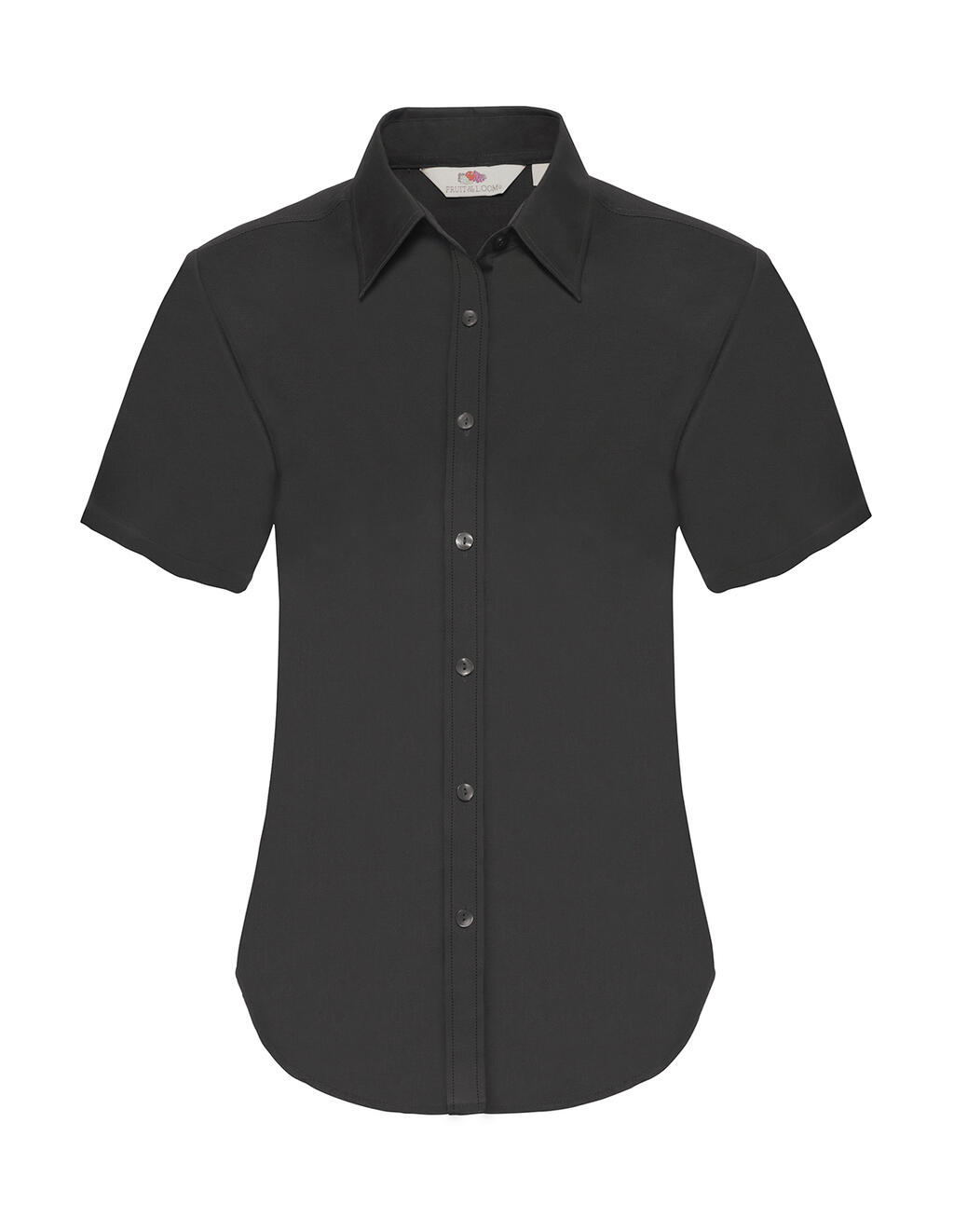 Chemise Oxford pour femme à manches courtes - 36 - Noir