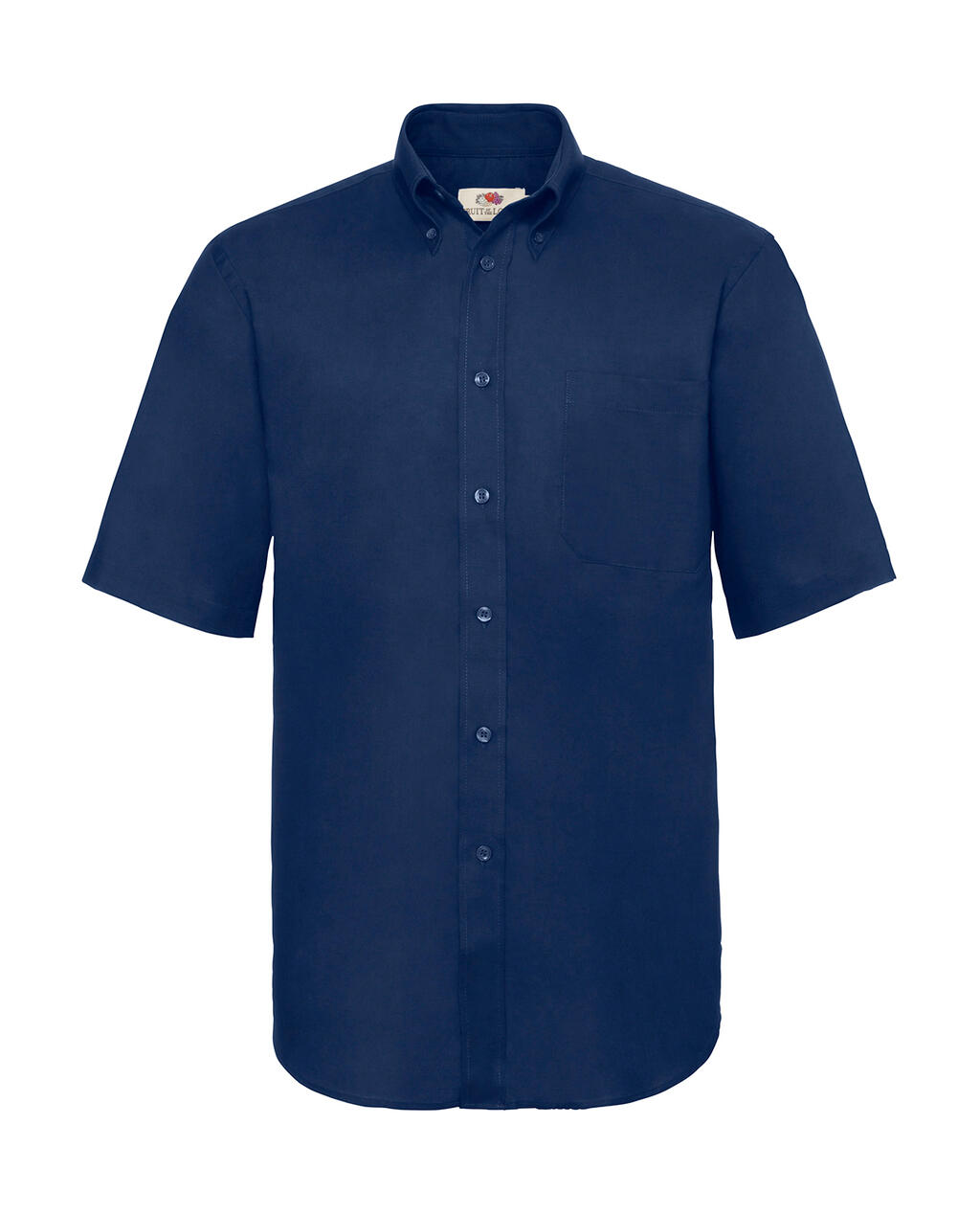 Chemise Oxford à manches courtes pour homme - 32 - Bleu marine