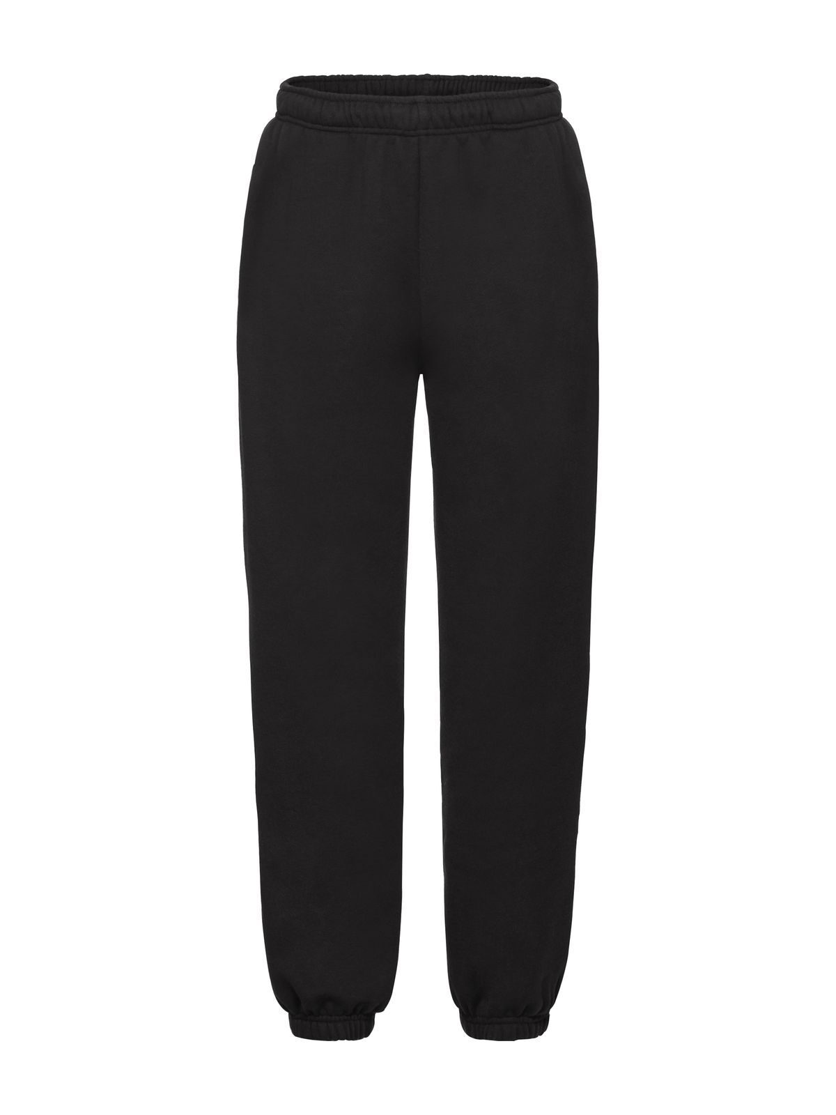 Pantalon de jogging premium pour enfants avec ourlet élastique - 36 - Noir