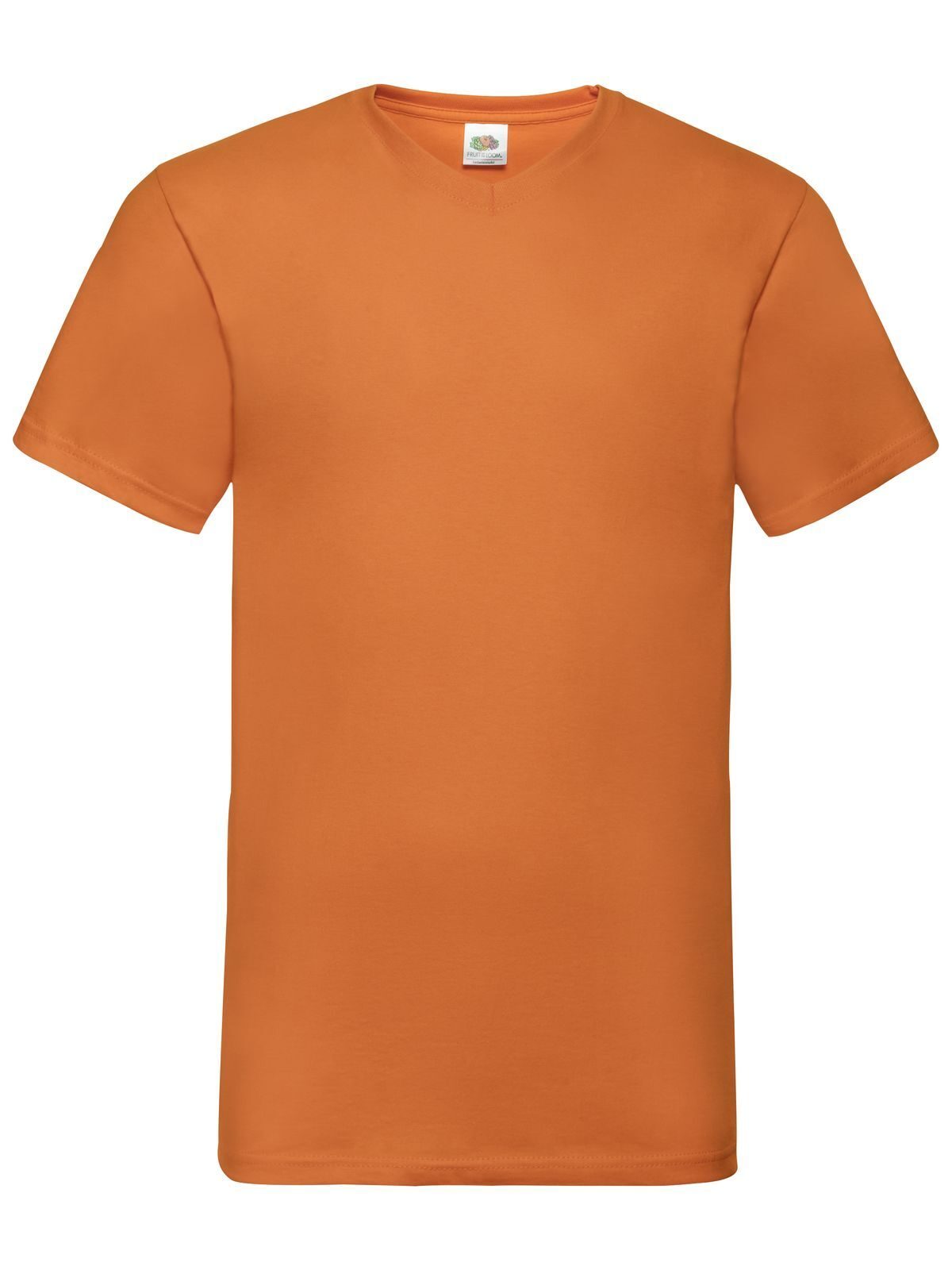 T-shirt à col en V Valueweight - 44 - Orange