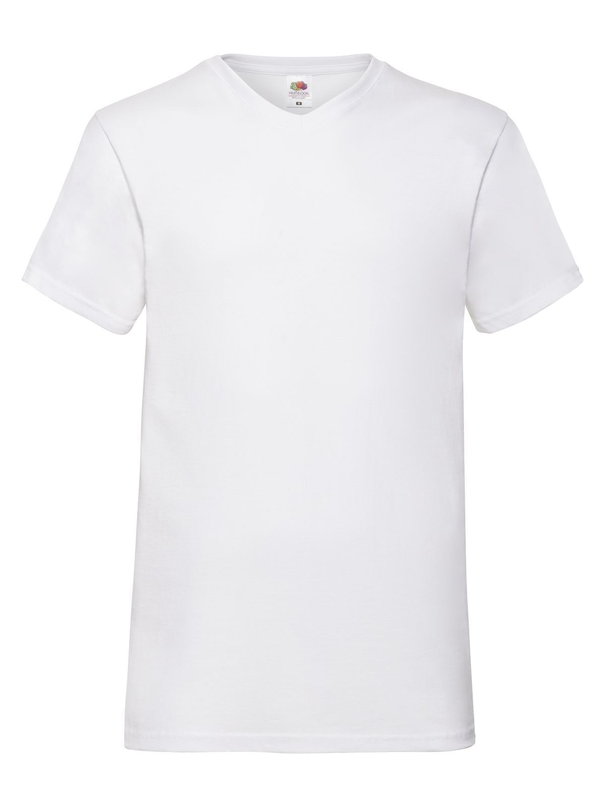 T-shirt à col en V Valueweight - 30 - Blanc