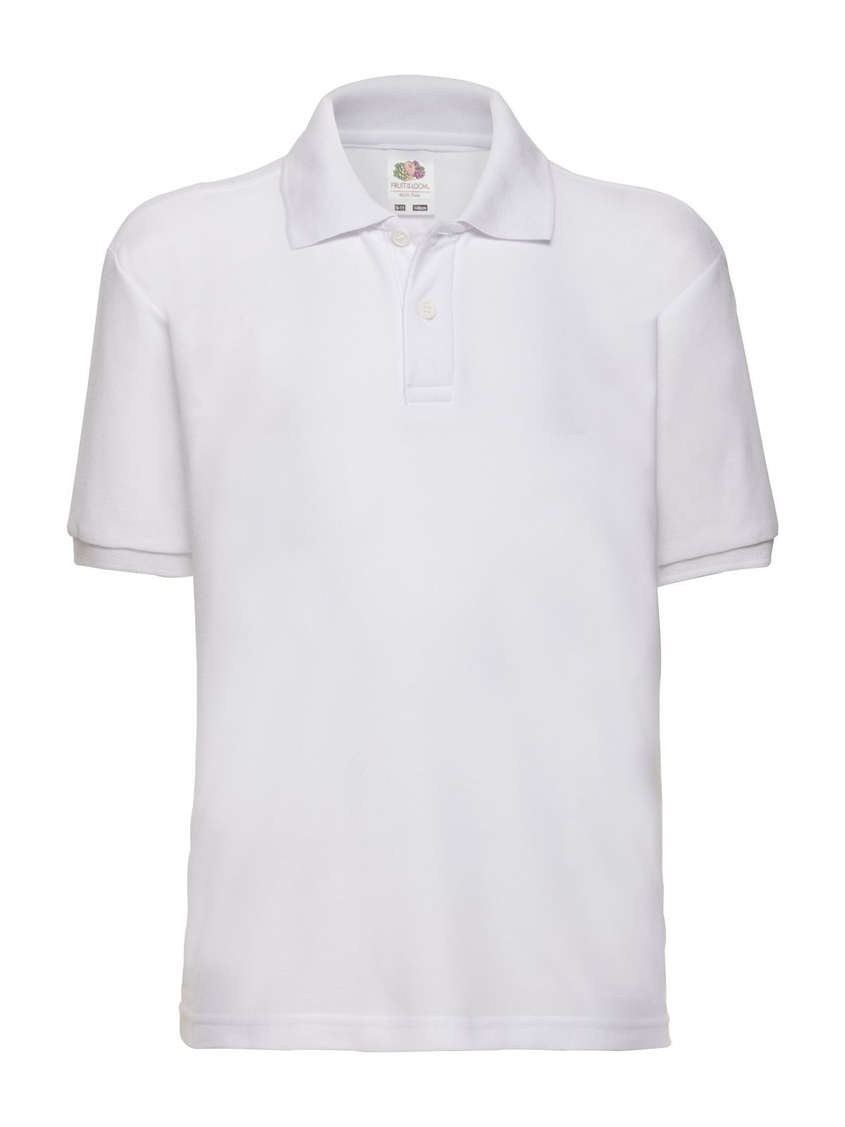 Polo piqué 65 35 - 30 - Blanc
