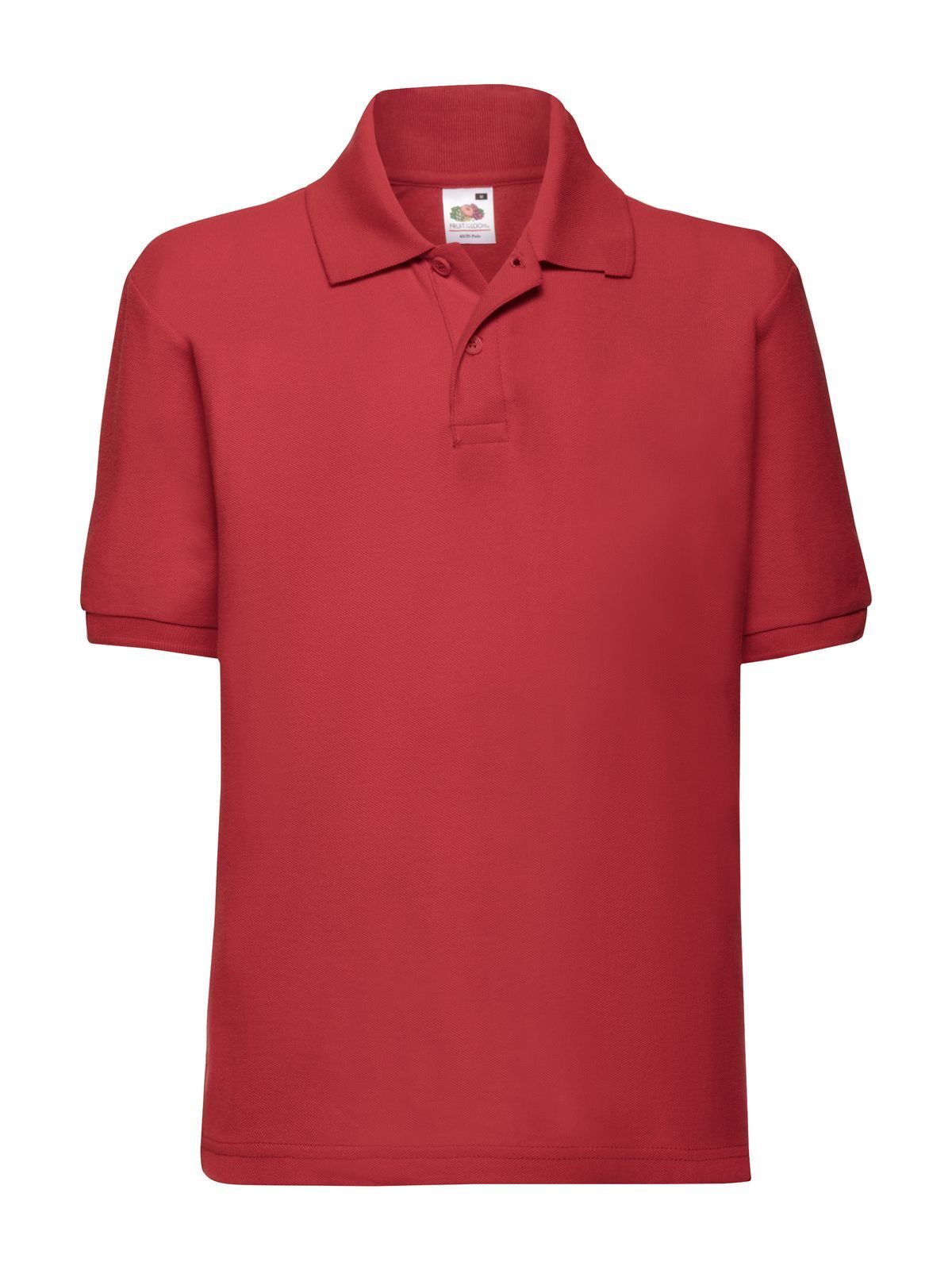 Polo piqué 65 35 - 40 - Rouge