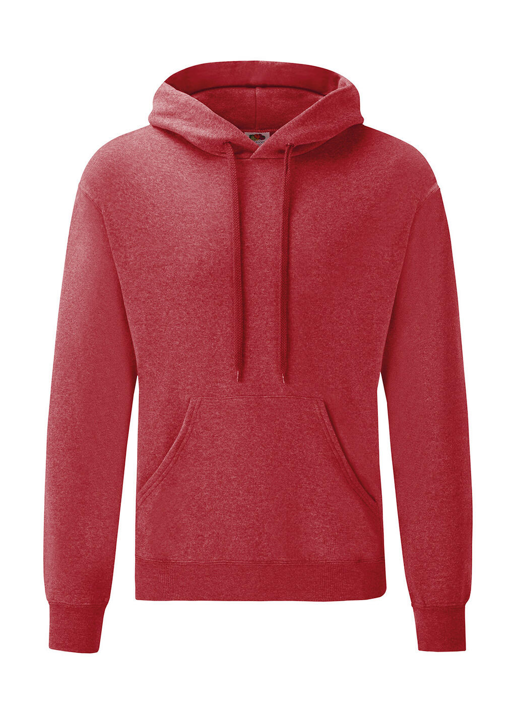 Sweat à capuche classique - Rouge bruyère