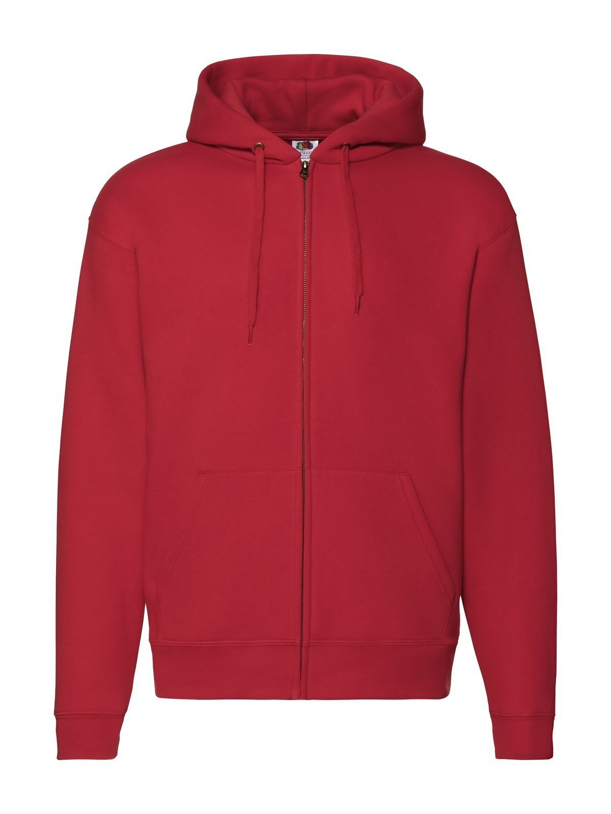 Veste premium à capuche zippée - 40 - Rouge