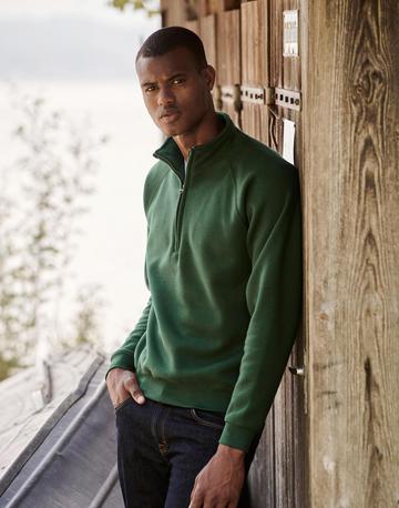 Veste premium à col zippé