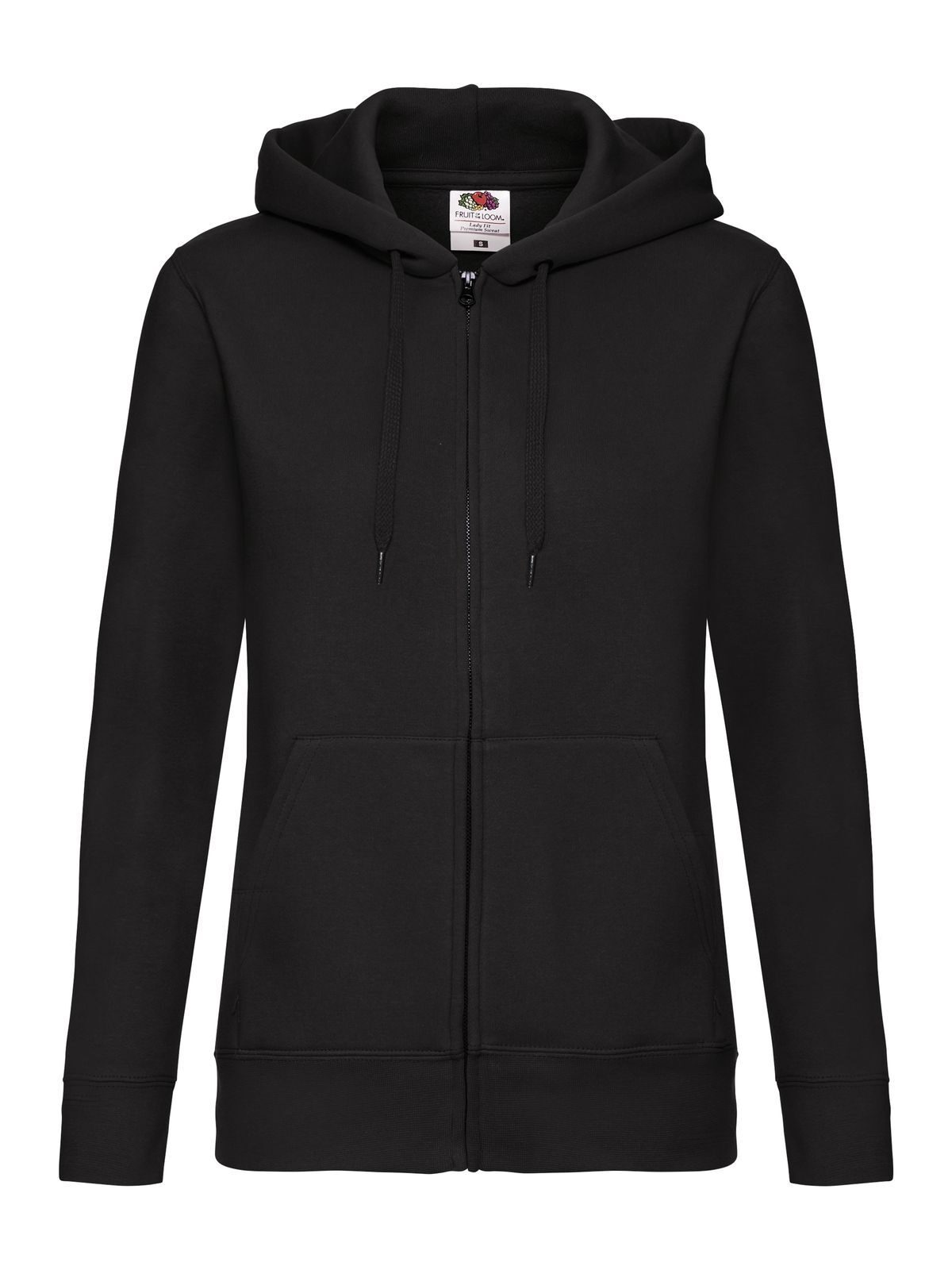 Veste premium pour femme à capuche zippée - 36 - Noir