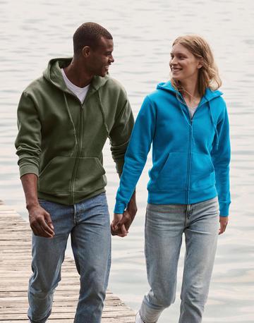 Veste premium pour femme à capuche zippée