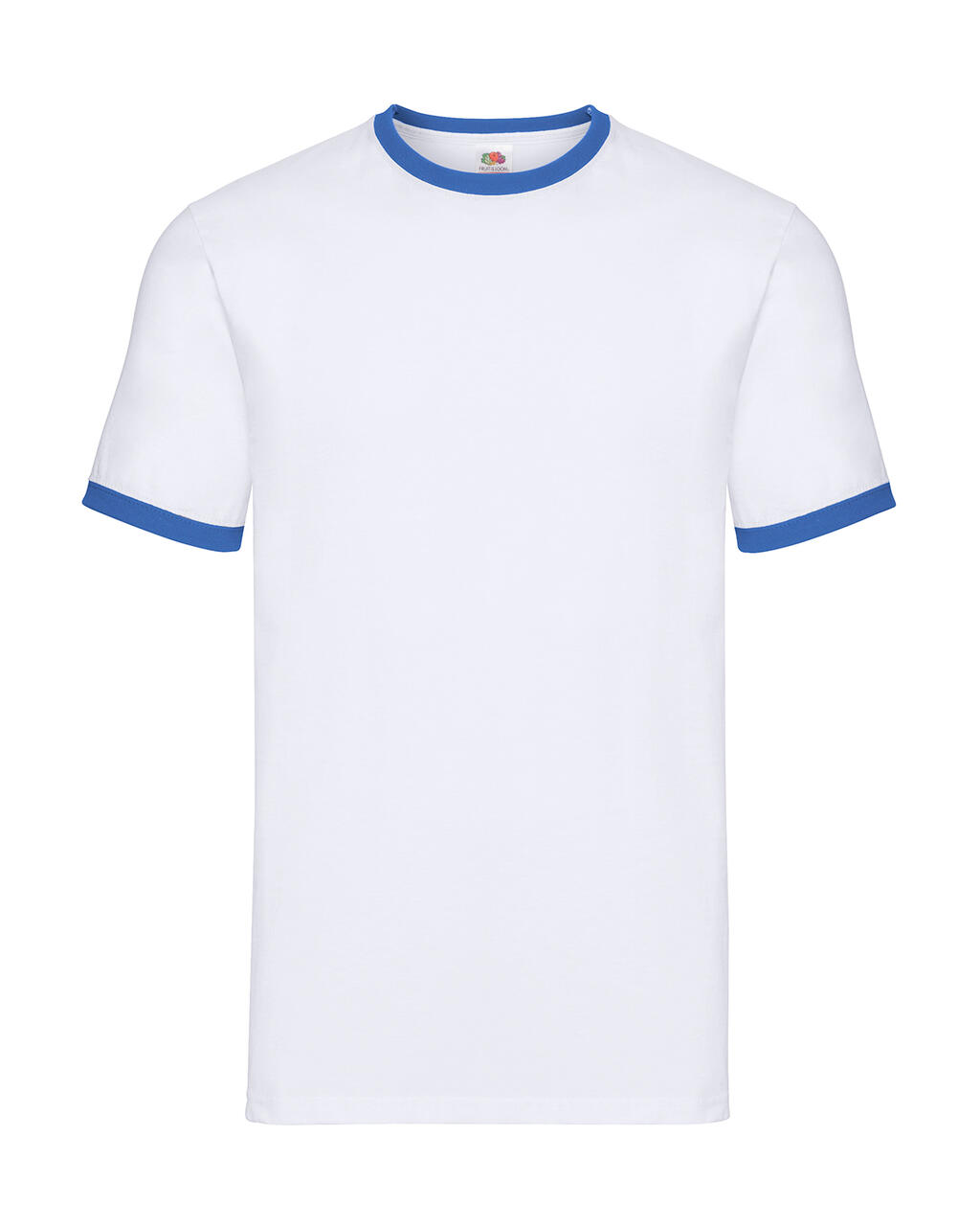 Ringer-T Valueweight - AW - Blanc/Royal
