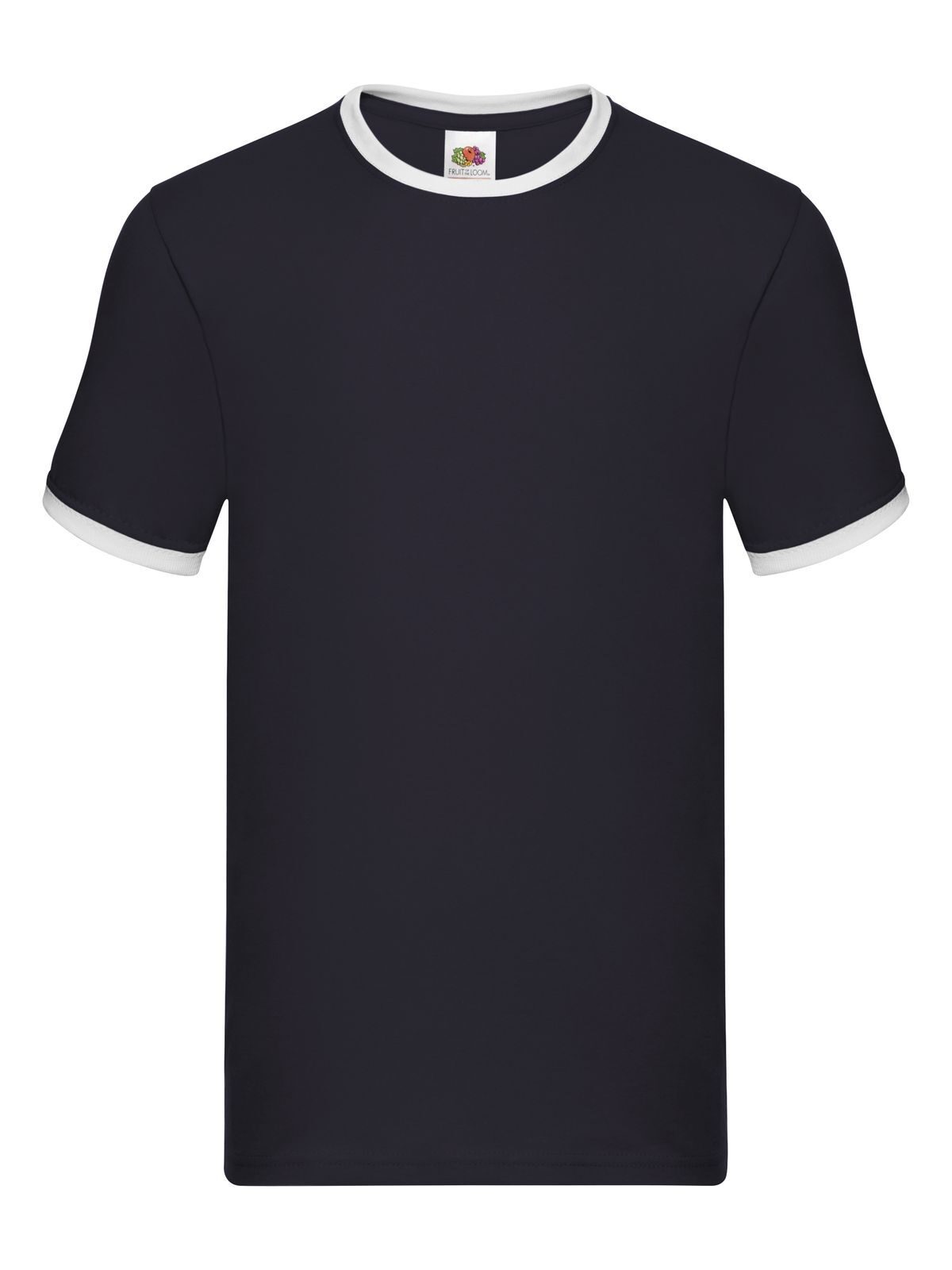 Ringer-T Valueweight - 22 - Bleu marine-Blanc