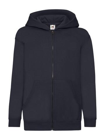 Sweat-shirt à capuche classique pour enfants avec longue fermeture éclair - 