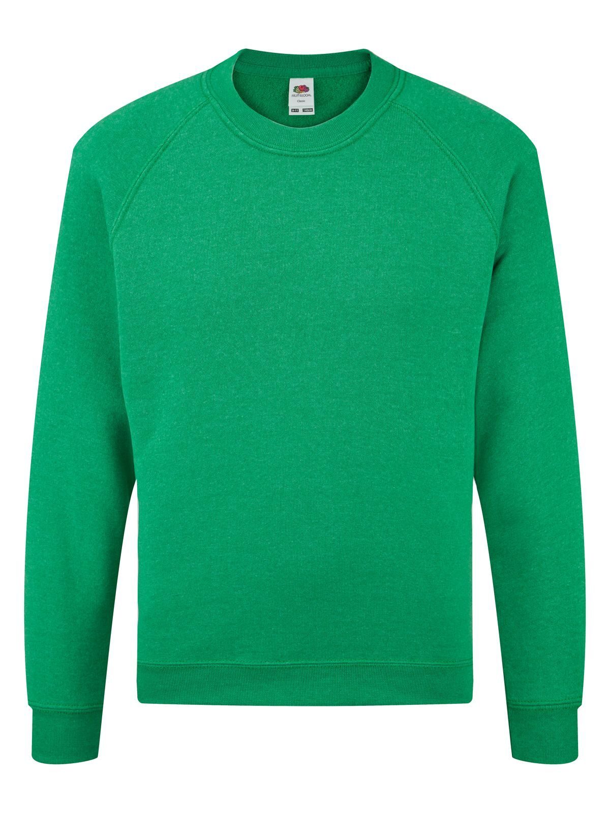Sweat-shirt classique à col rond pour enfants - RX - Vert chiné rétro