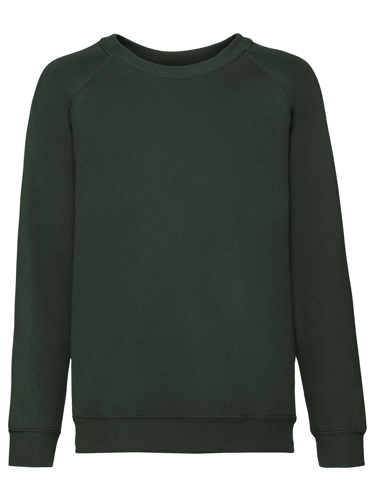 Sweat-shirt classique à col rond pour enfants - 38 - Vert bouteille