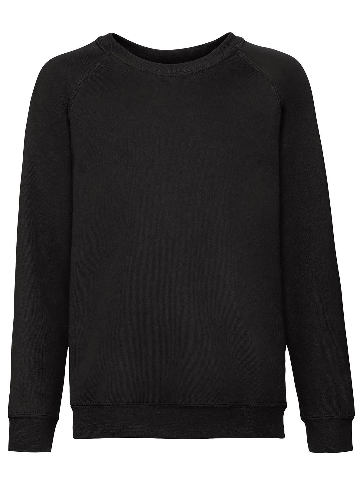 Sweat-shirt classique à col rond pour enfants - 36 - Noir