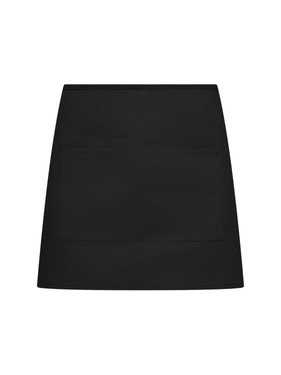 Demi-tablier basique avec poche - BK - Noir