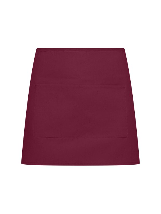 Demi-tablier basique avec poche - BU - Bourgogne