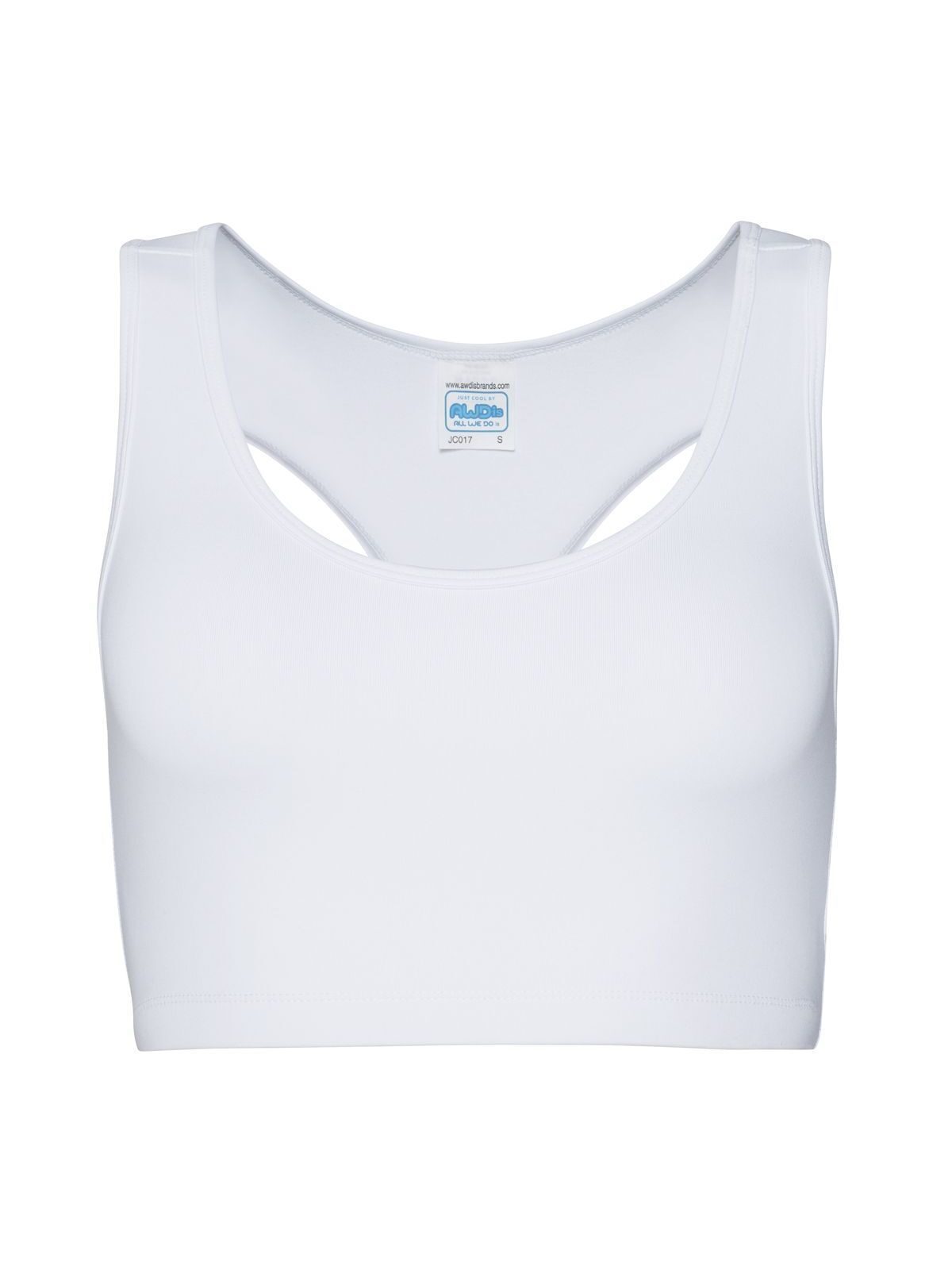 Haut court de sport tendance pour femme - ARW - Blanc arctique