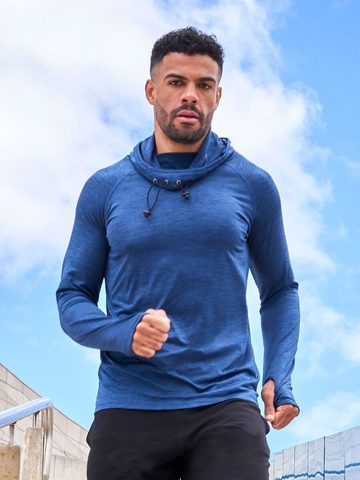 Haut à col châle tendance pour homme