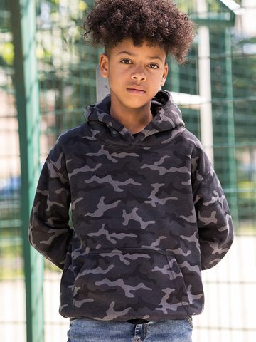 Sweat à capuche camouflage pour enfants