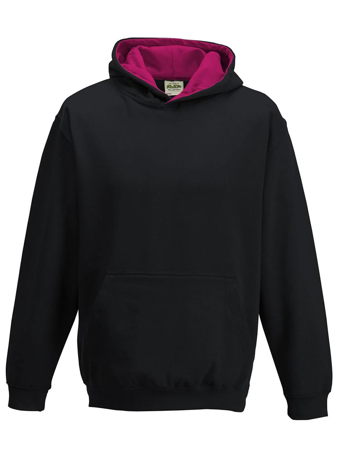 Sweat à capuche bicolore - JBL-HPK - Noir de jais-Rose vif