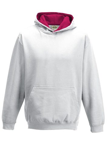 Sweat à capuche bicolore