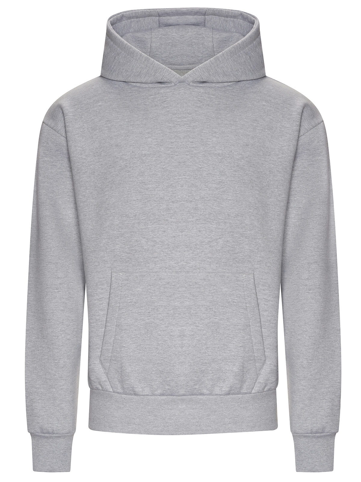 Sweat à capuche signature épais - HGR - GRIS BRUYÈRE