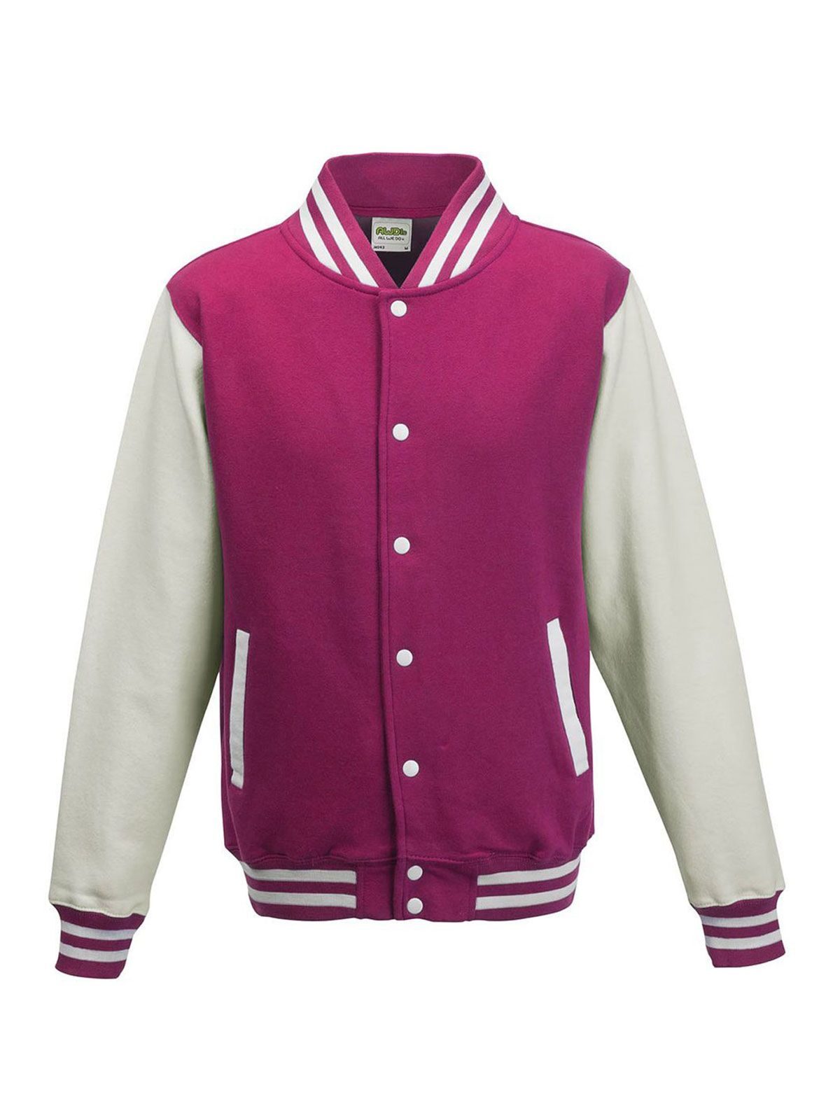 Veste universitaire - Rose vif/blanc