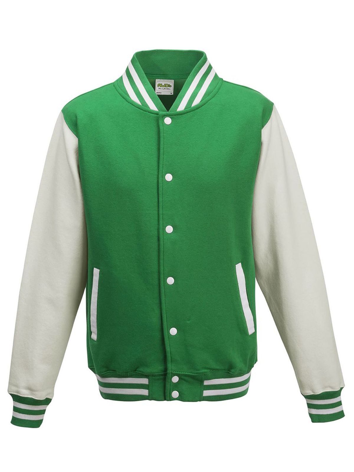 Veste universitaire - Vert Kelly/blanc