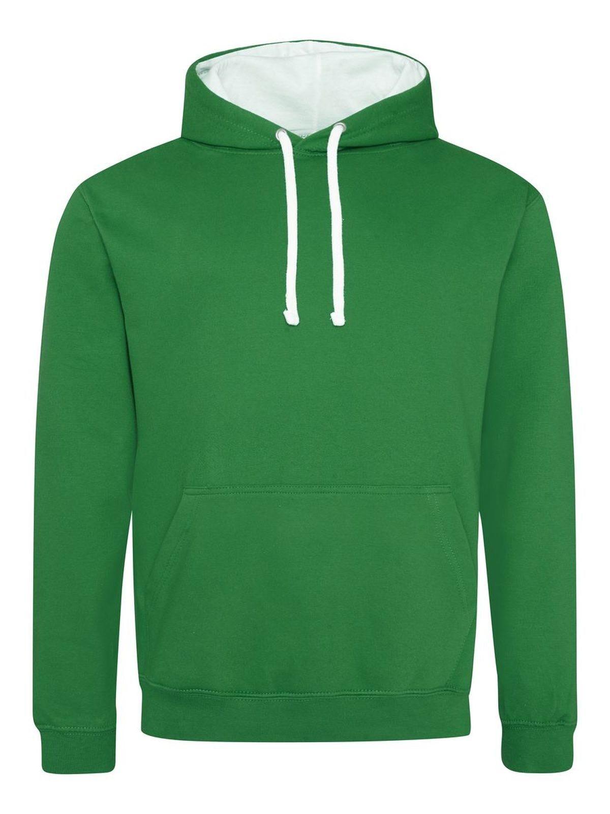 Sweat à capuche bicolore - Blanc kelly/arctique