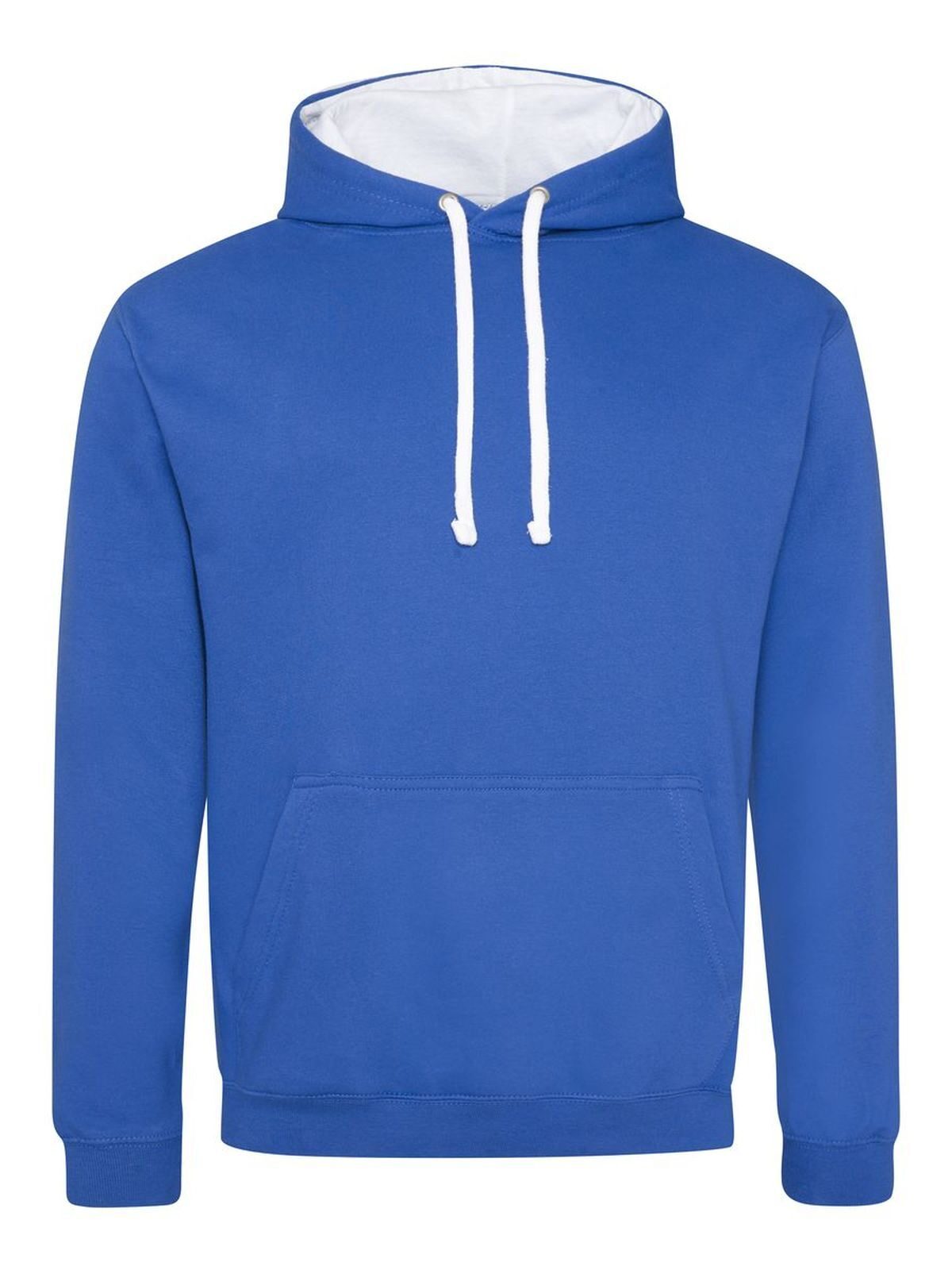 Sweat à capuche bicolore - Blanc royal/arctique