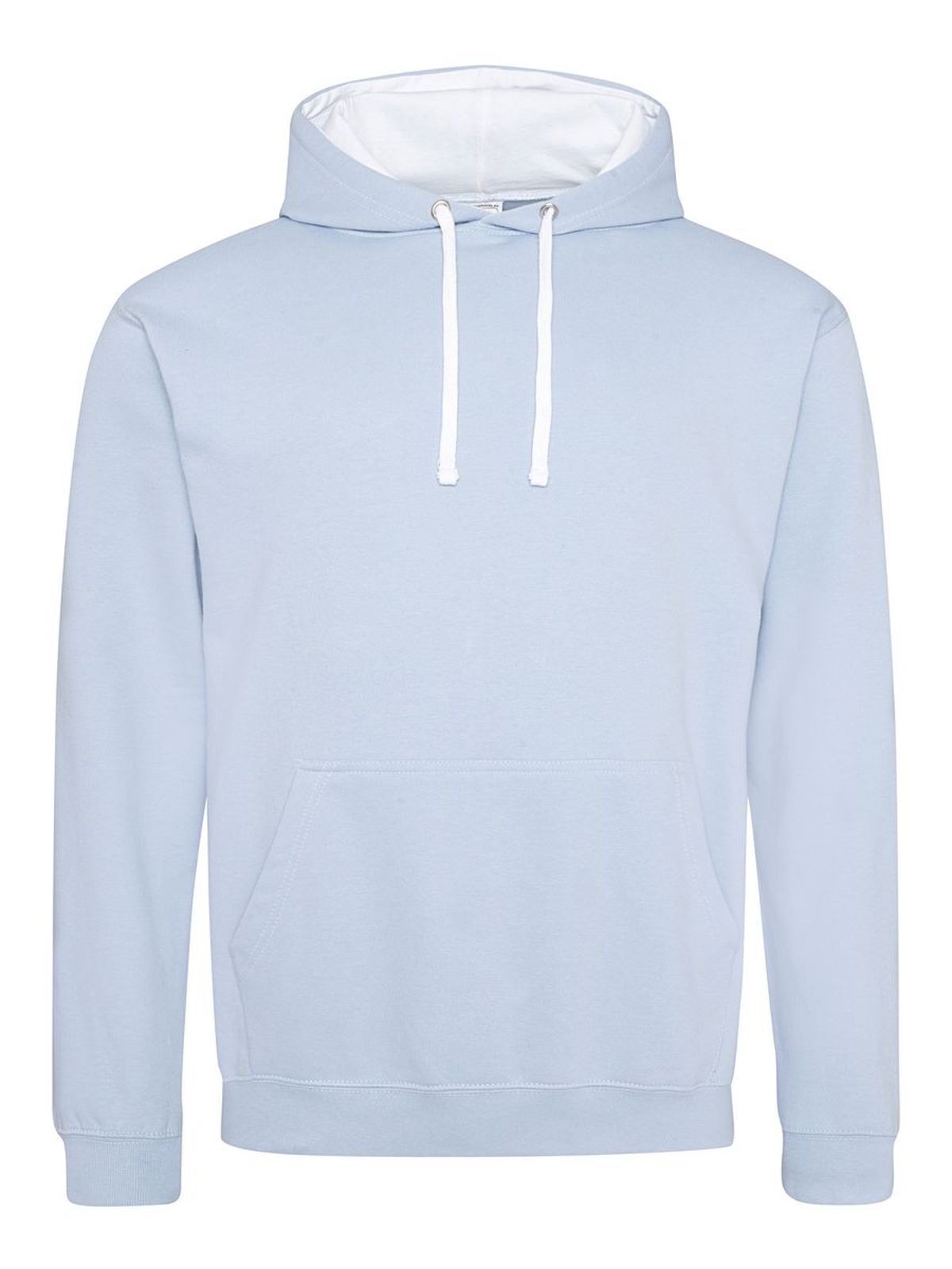 Sweat à capuche bicolore - Ciel