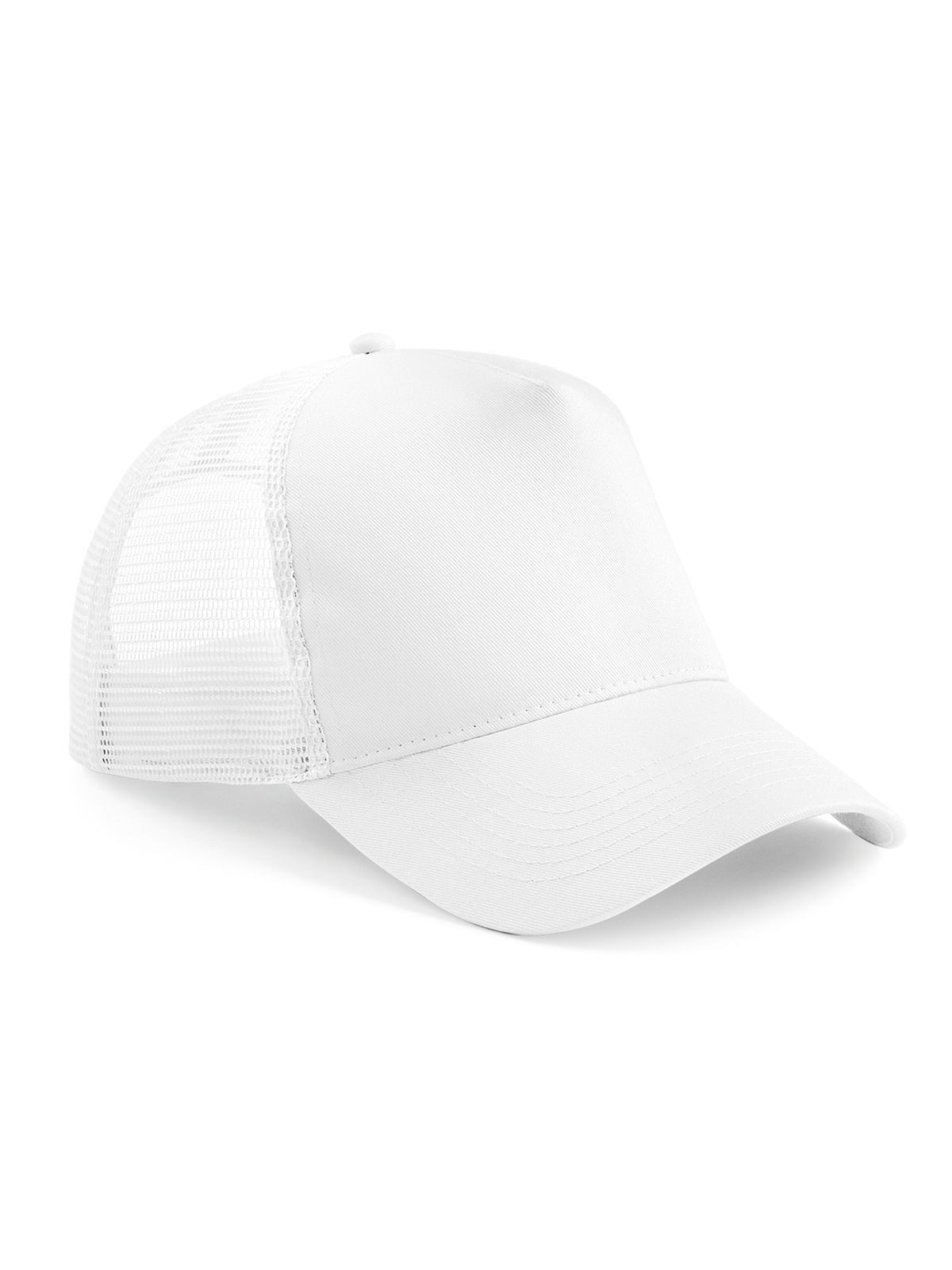 Casquette trucker à fermeture snapback - WHIW - Blanc/blanc