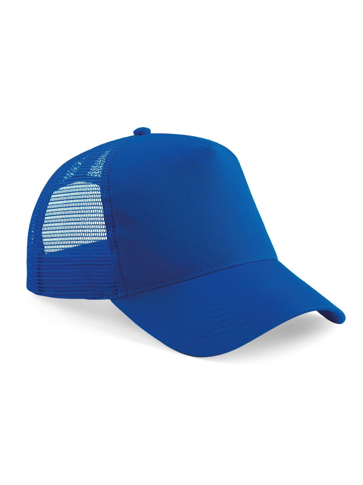 Casquette trucker à fermeture snapback - BRORO - Royal brillant/royal brillant