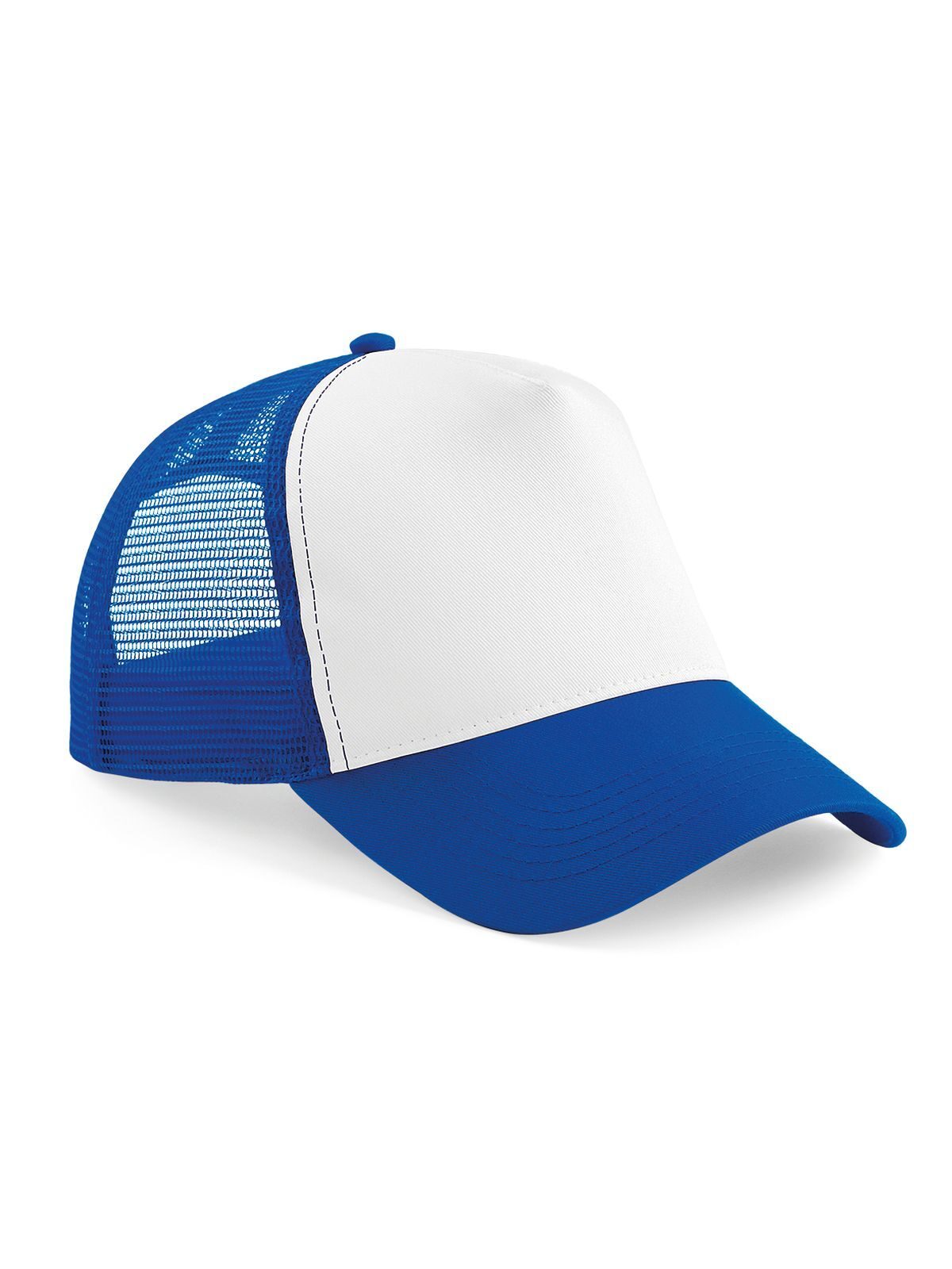 Casquette trucker à fermeture snapback - BROW - Blanc royal éclatant